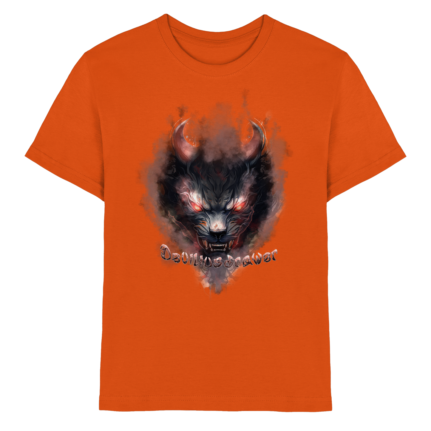 Deviliusdrawer Red Smoked Cat - Kids Premium Shirt