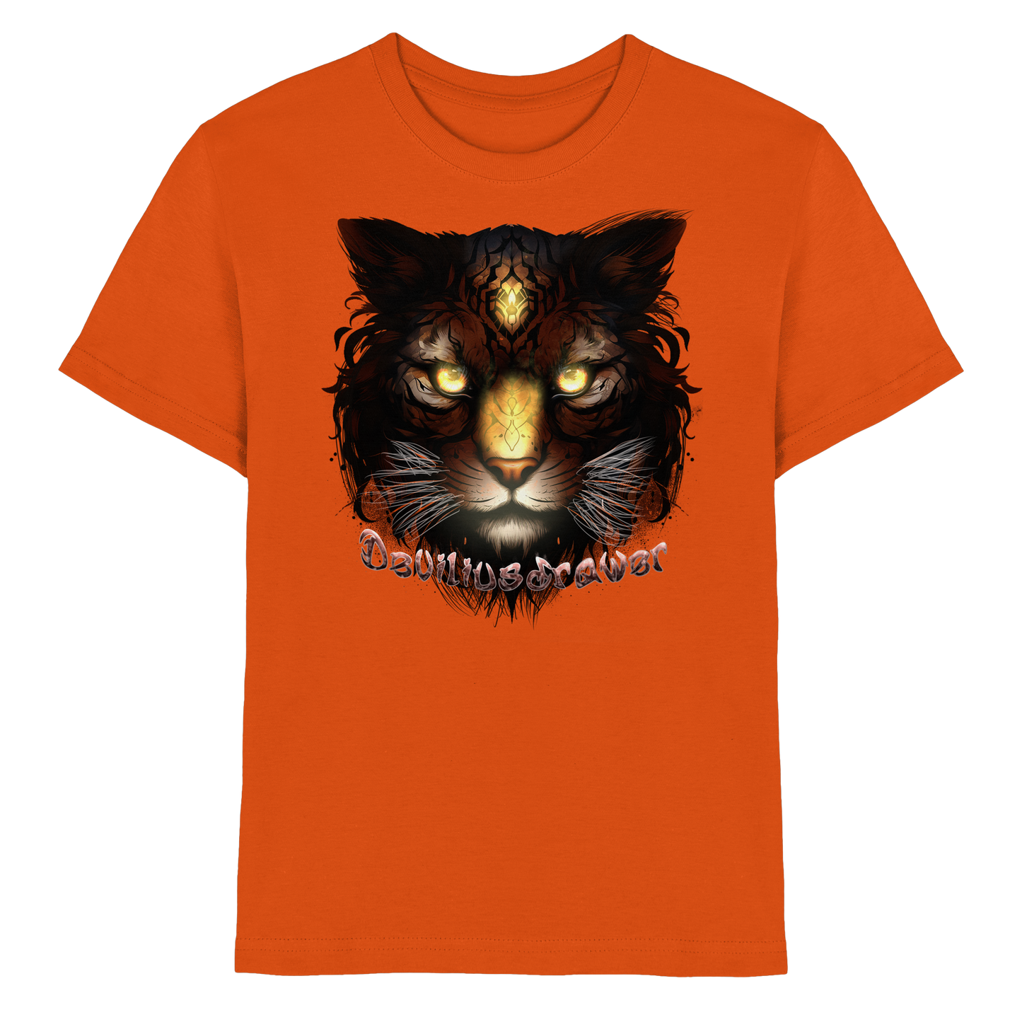 Deviliusdrawer Gold Tigercat - Kids Premium Shirt