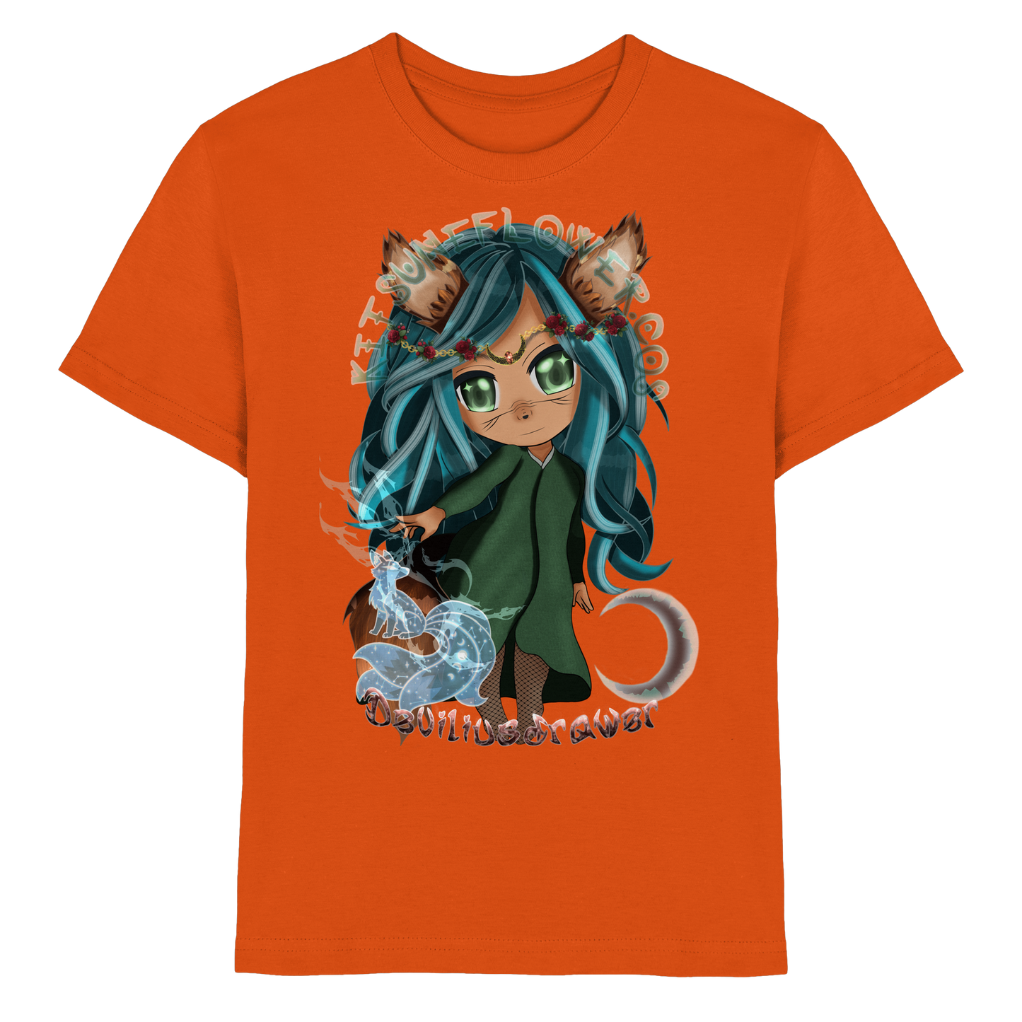Deviliusdrawer Kitsuneflower - Kids Premium Shirt