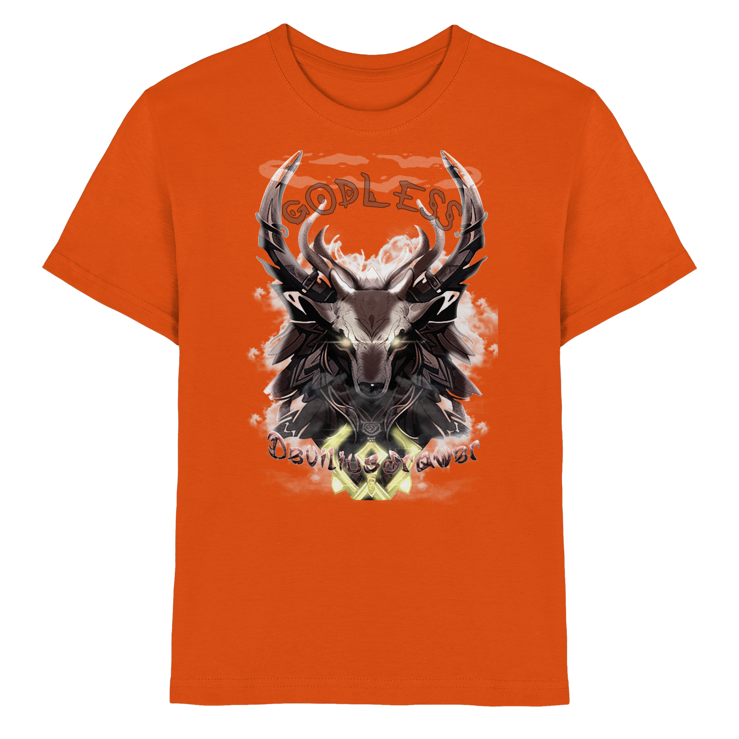 Deviliusdrawer Godless Deer - Kids Premium Shirt