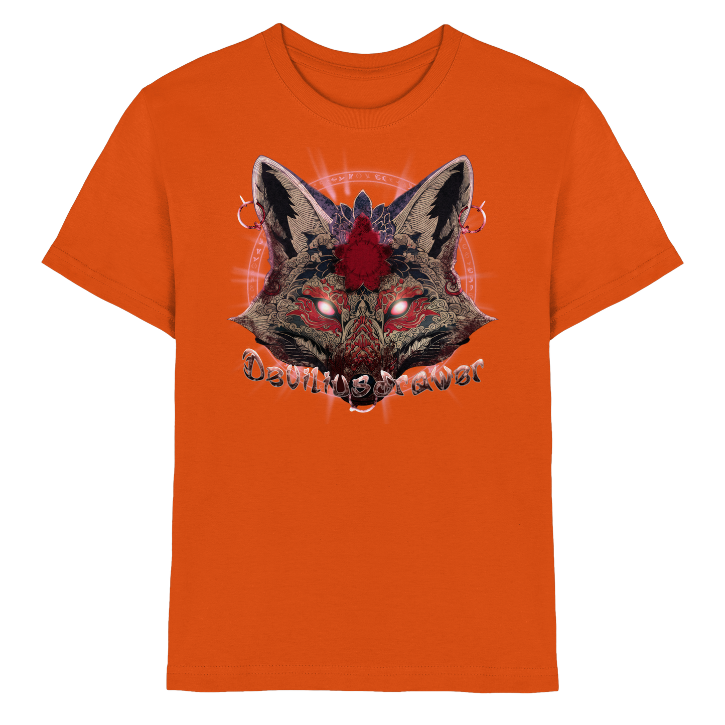 Deviliusdrawer Demon Kitsune - Kids Premium Shirt