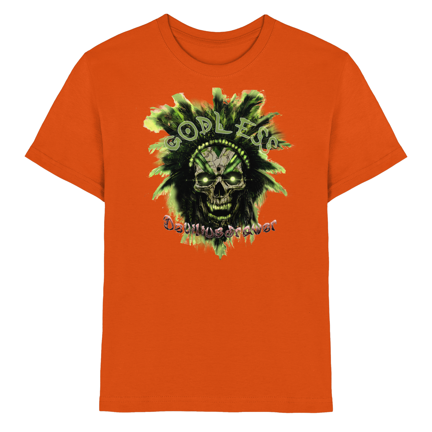 Deviliusdrawer Godless Skull - Kids Premium Shirt