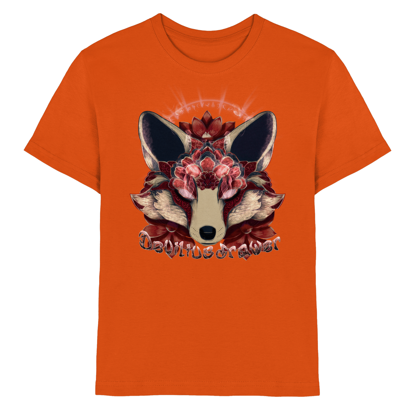 Deviliusdrawer Fire Kitsune - Kids Premium Shirt