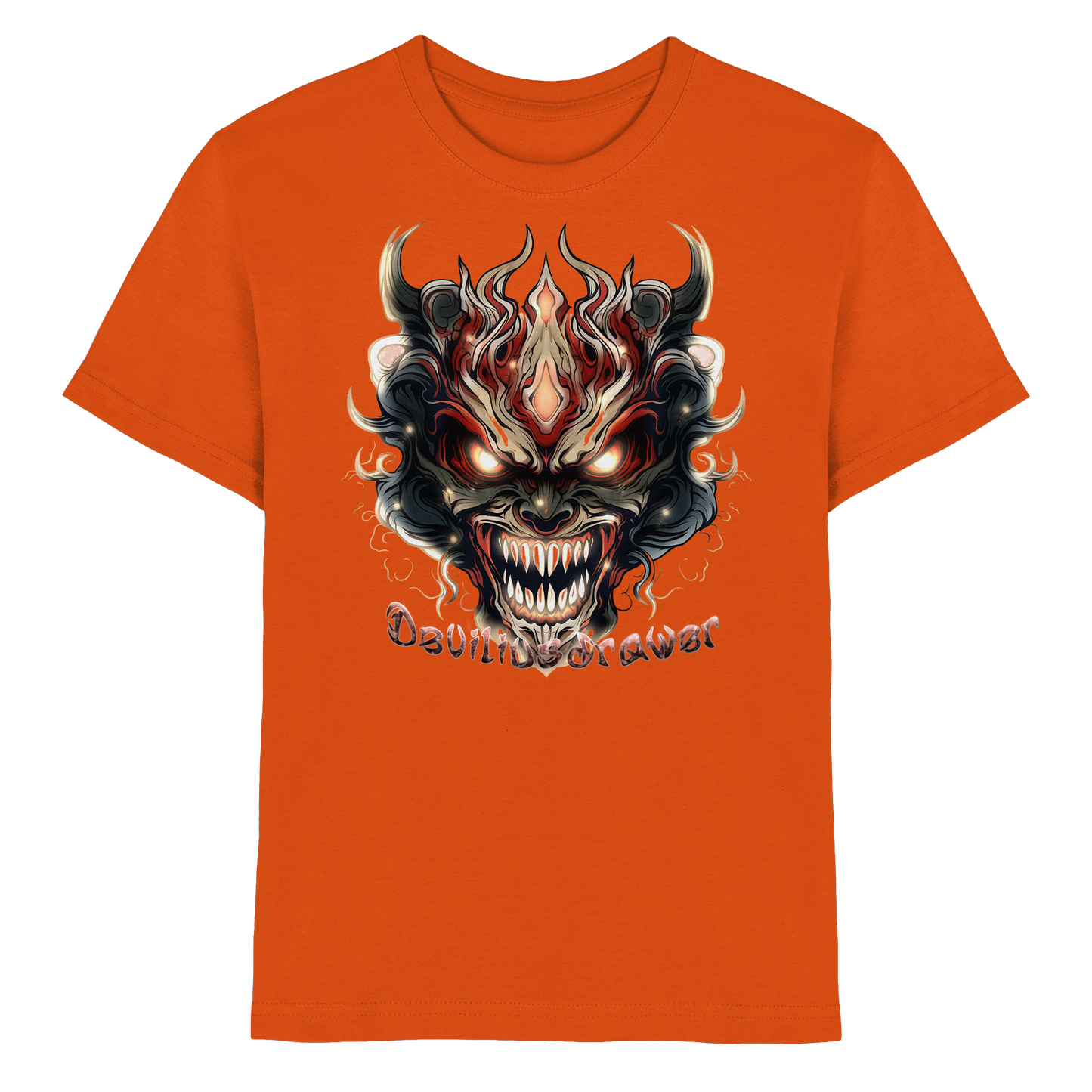 Deviliusdrawer Evil Vamp Mask - Kids Premium Shirt