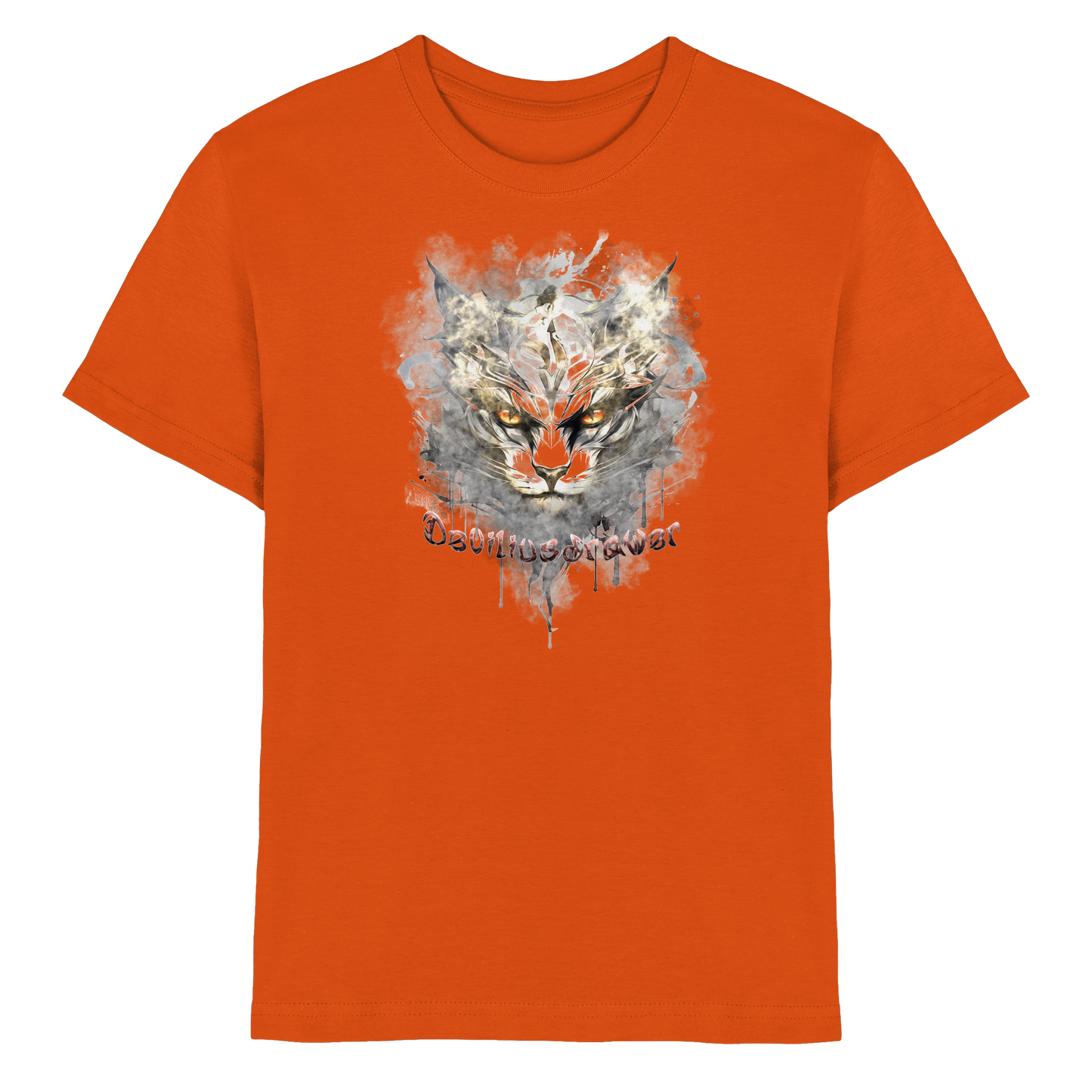 Deviliusdrawer White Catgod - Kids Premium Shirt