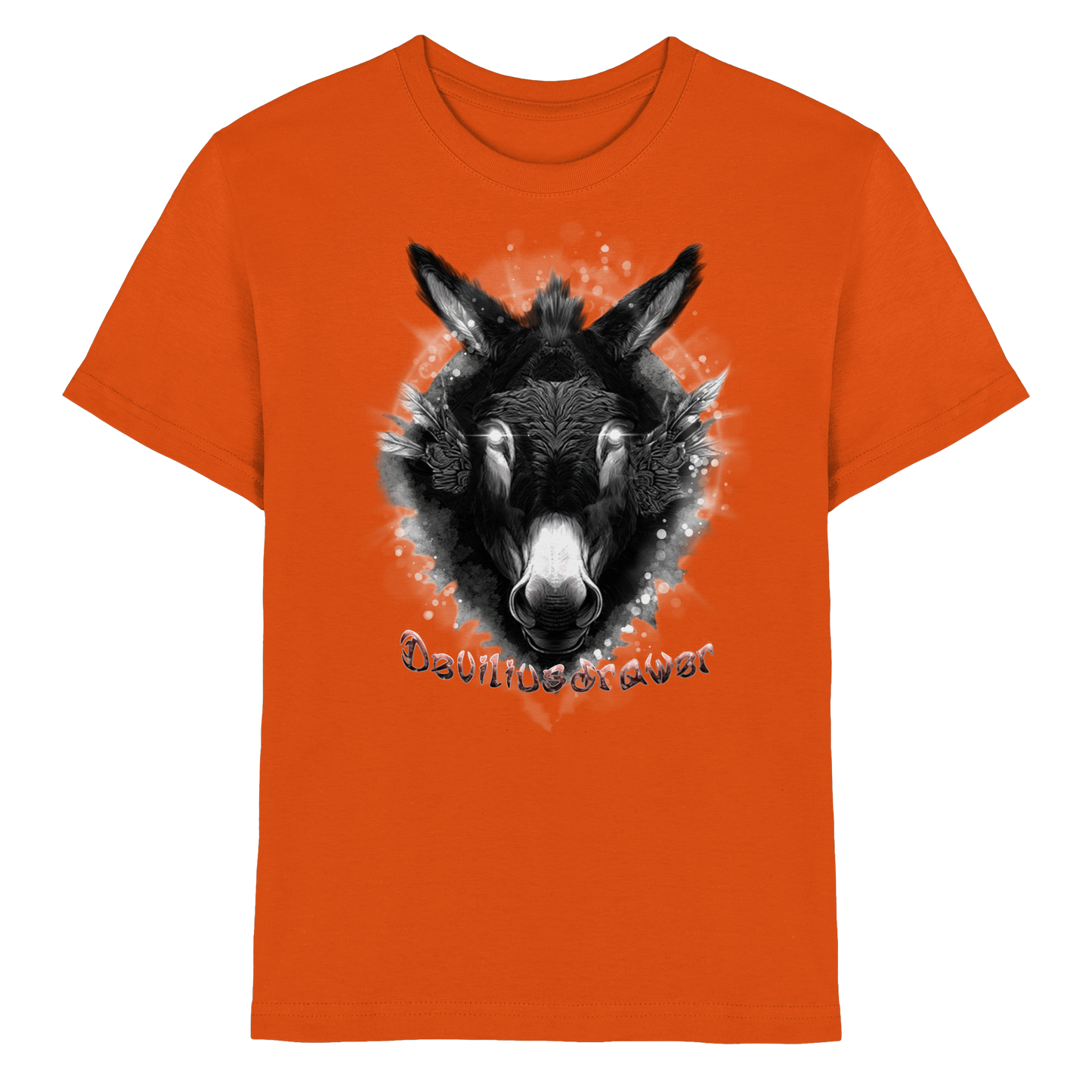 Deviliusdrawer Glowing Donkey - Kids Premium Shirt