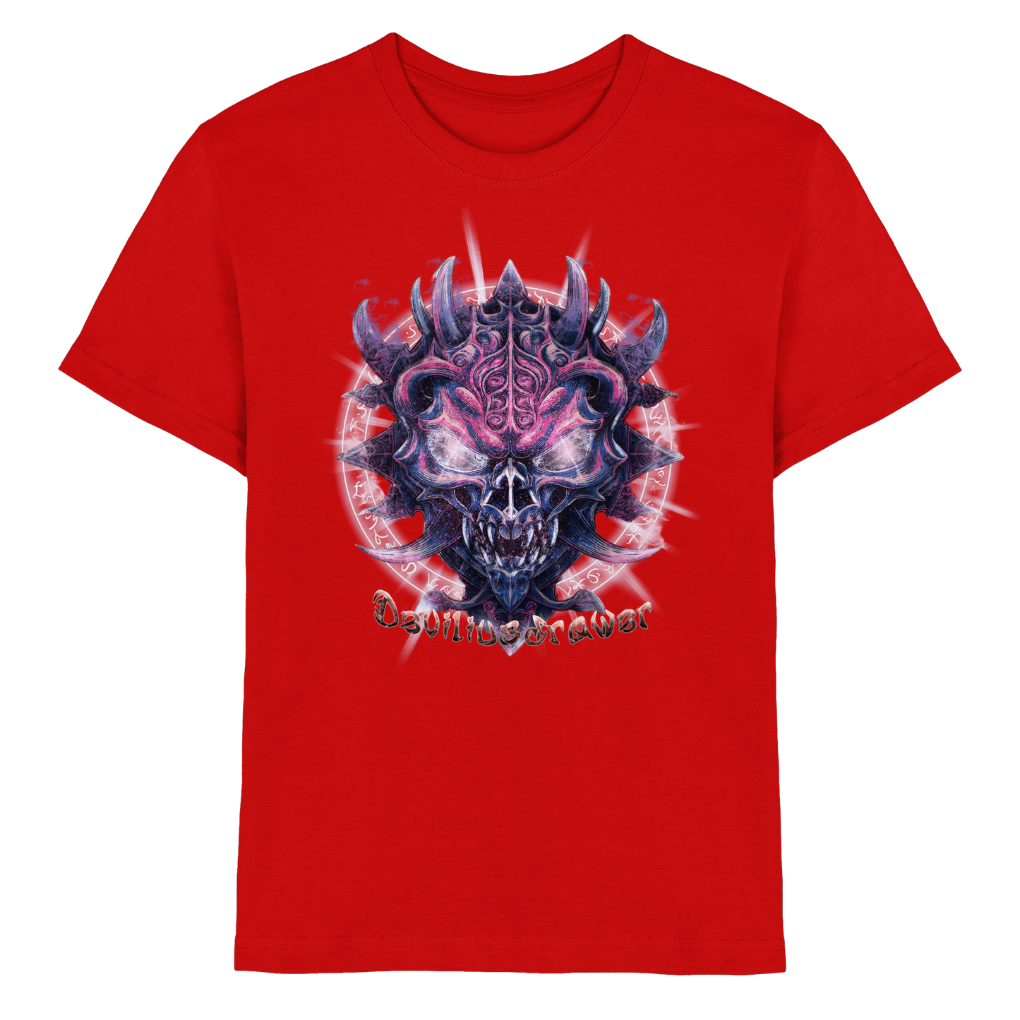 Deviliusdrawer Fire Demon - Kids Premium Shirt