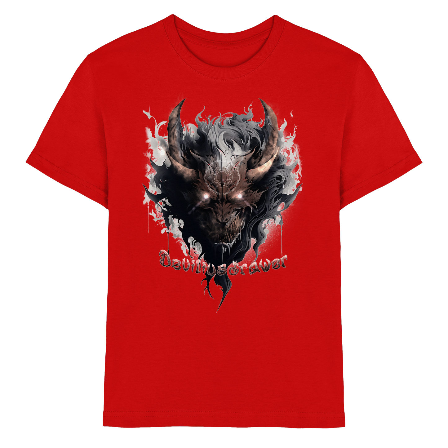 Deviliusdrawer Magic Redeyed Demon - Kids Premium Shirt