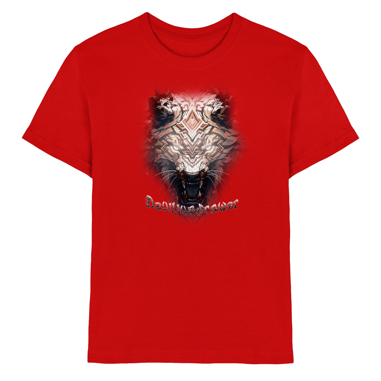 Deviliusdrawer Gold Metal Tiger - Kids Premium Shirt