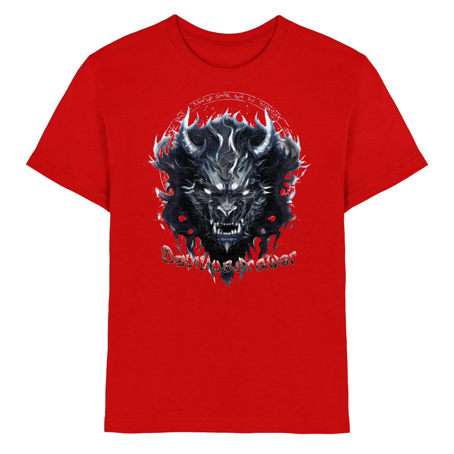 Deviliusdrawer Dark Wolf Mask - Kids Premium Shirt