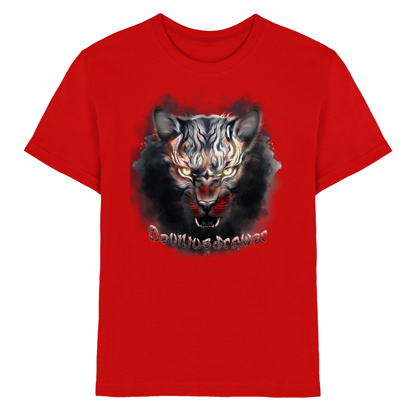Deviliusdrawer Smoke Tiger - Kids Premium Shirt