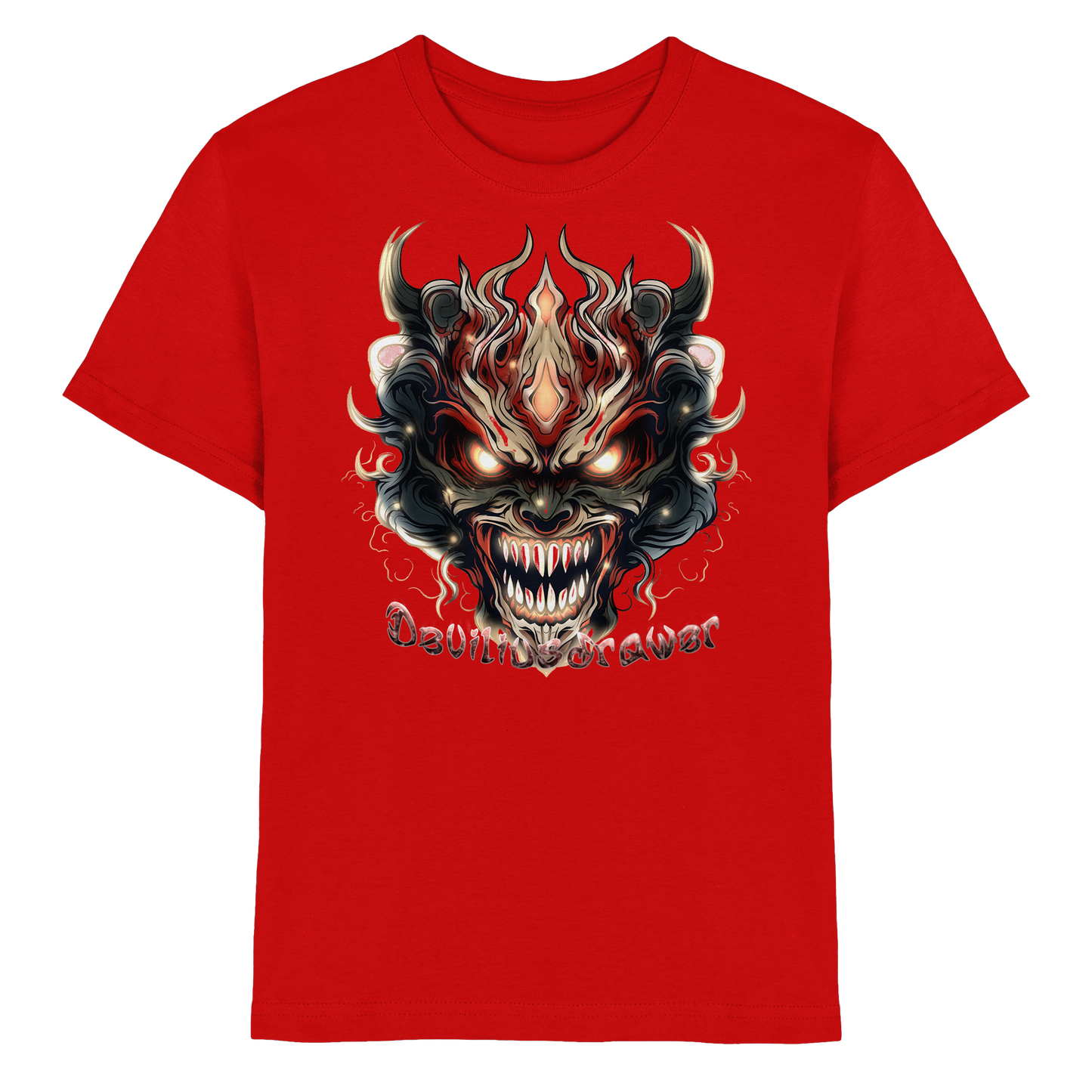 Deviliusdrawer Evil Vamp Mask - Kids Premium Shirt