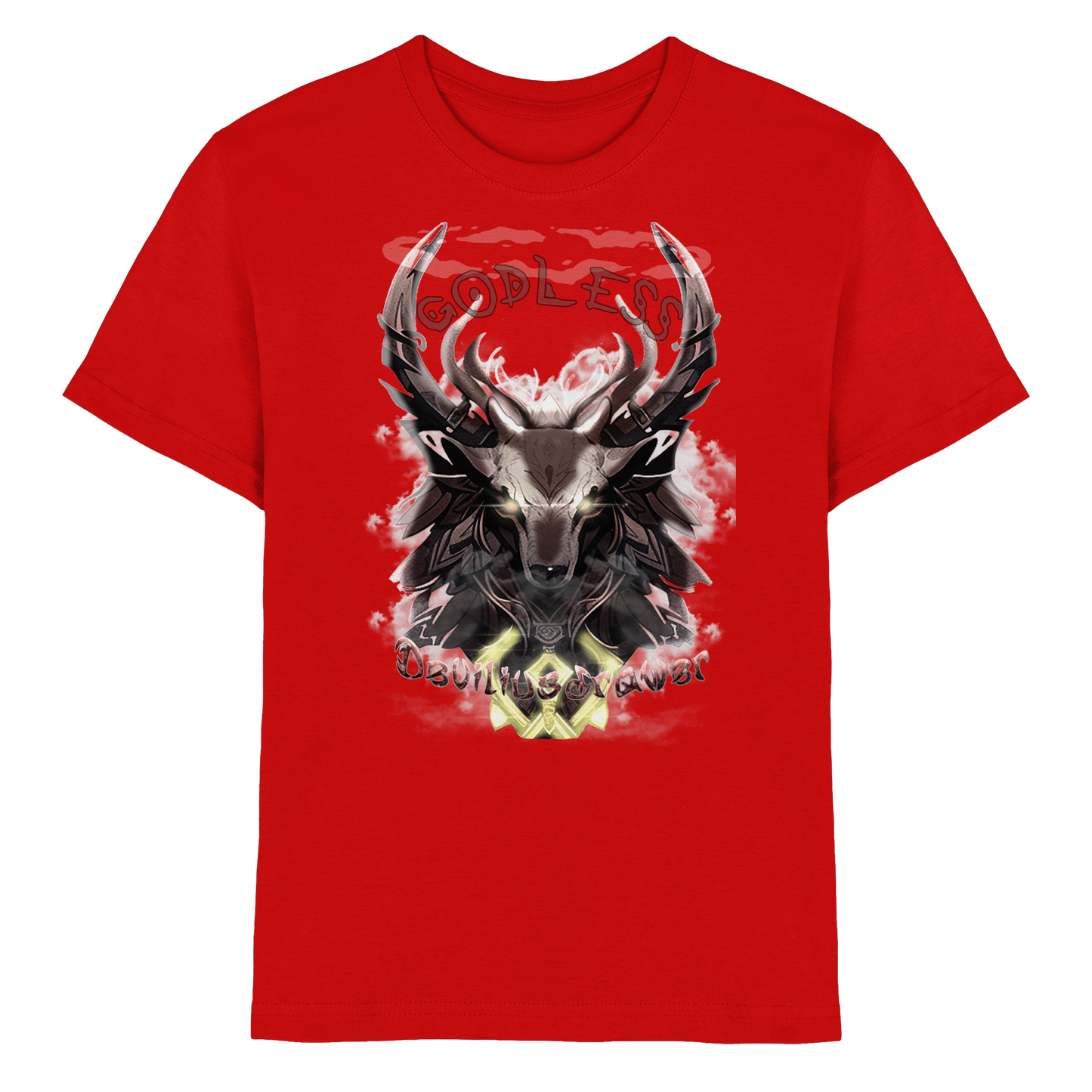 Deviliusdrawer Godless Deer - Kids Premium Shirt