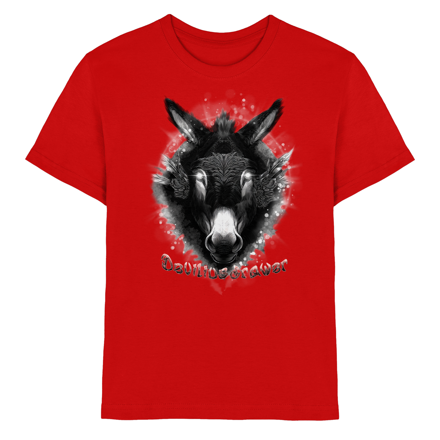 Deviliusdrawer Glowing Donkey - Kids Premium Shirt
