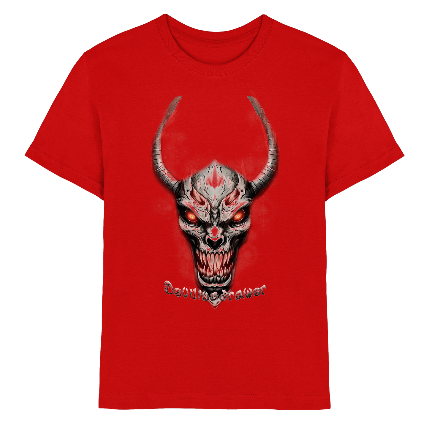 Deviliusdrawer Red Eyed Skeleton - Kids Premium Shirt