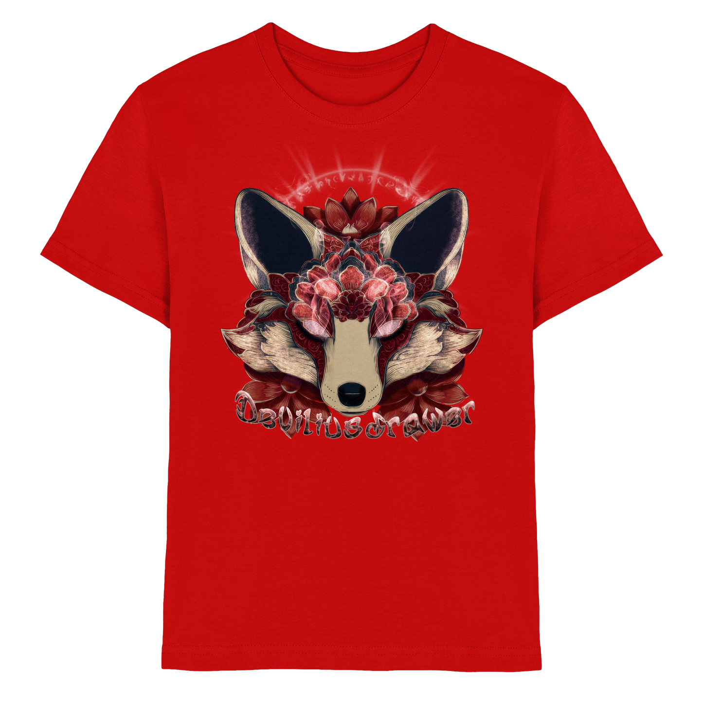 Deviliusdrawer Fire Kitsune - Kids Premium Shirt