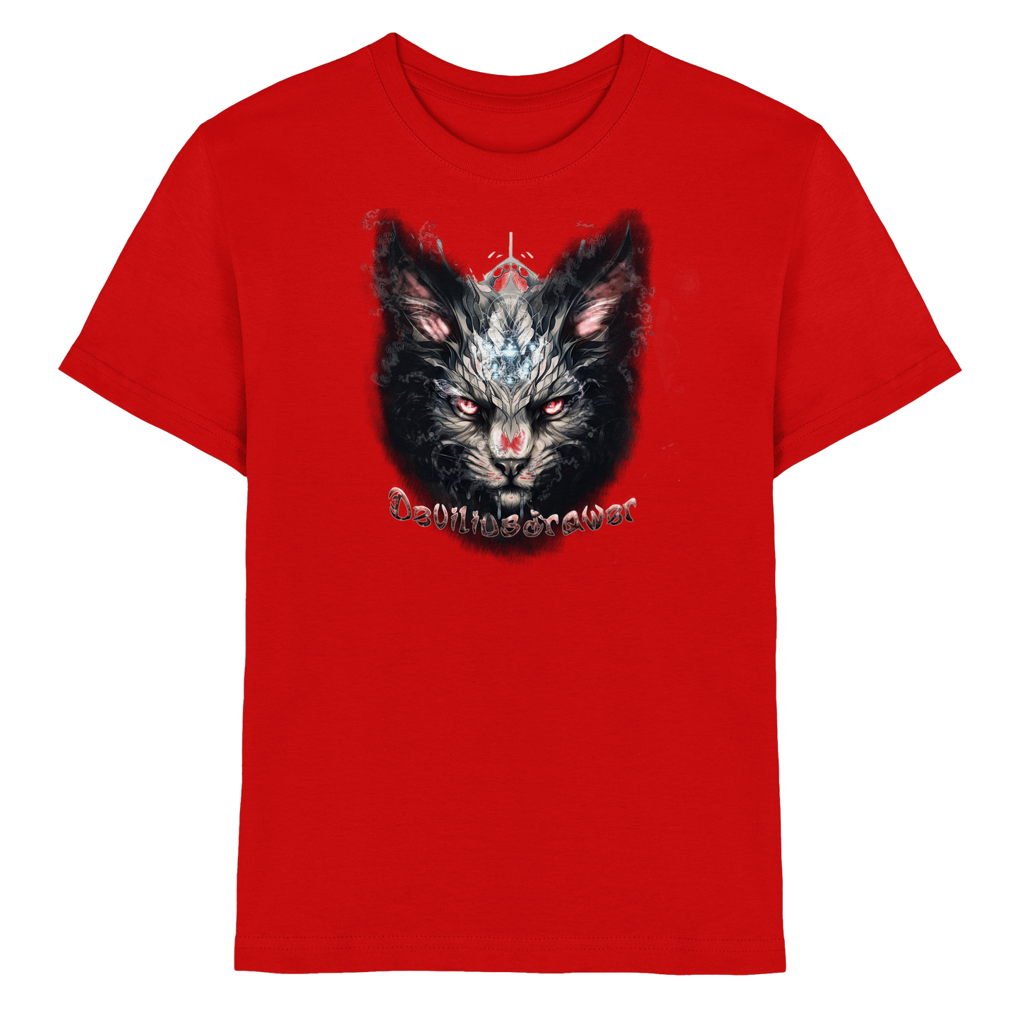 Deviliusdrawer Myshtical Redeyed Cat - Kids Premium Shirt
