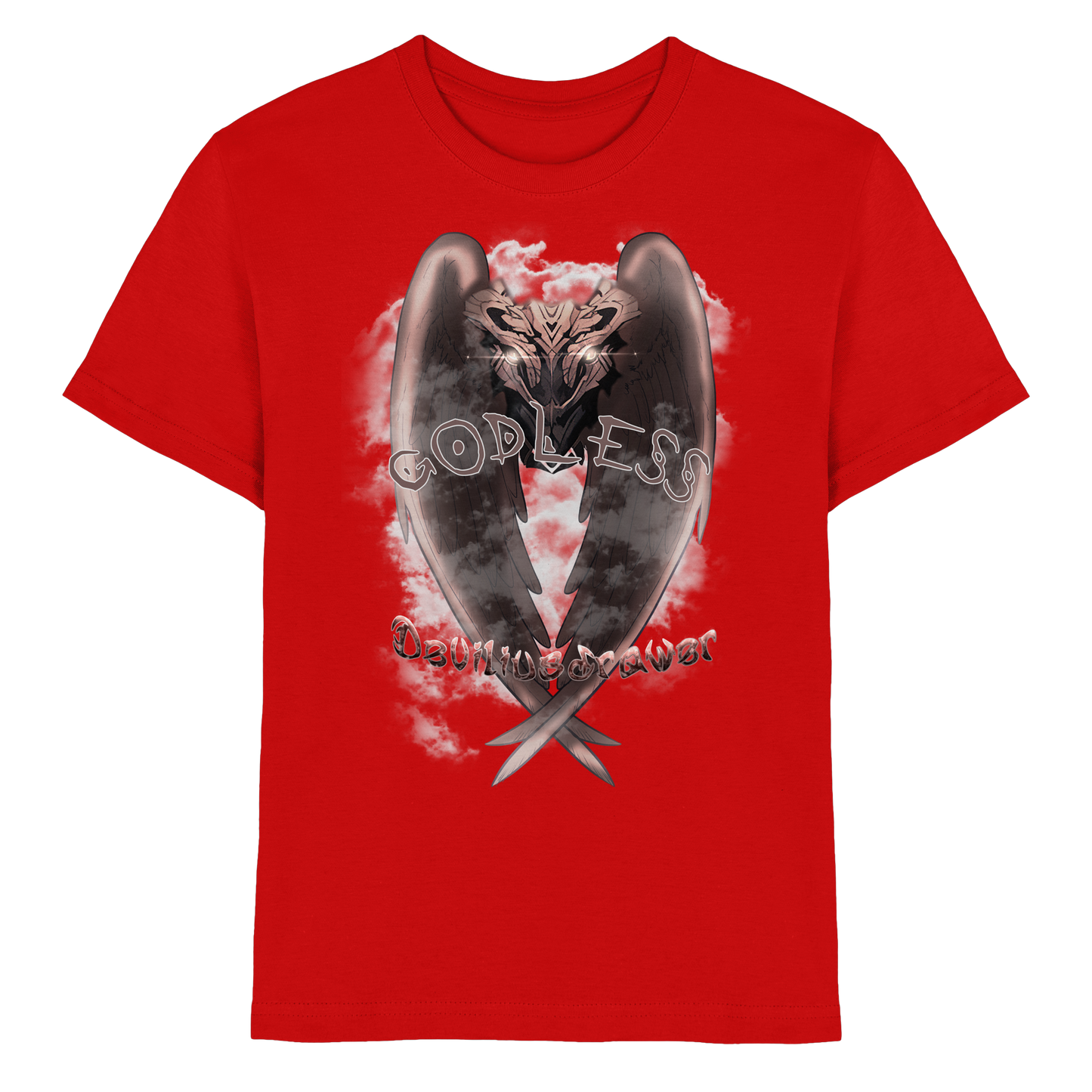 Deviliusdrawer Godless Owl - Kids Premium Shirt