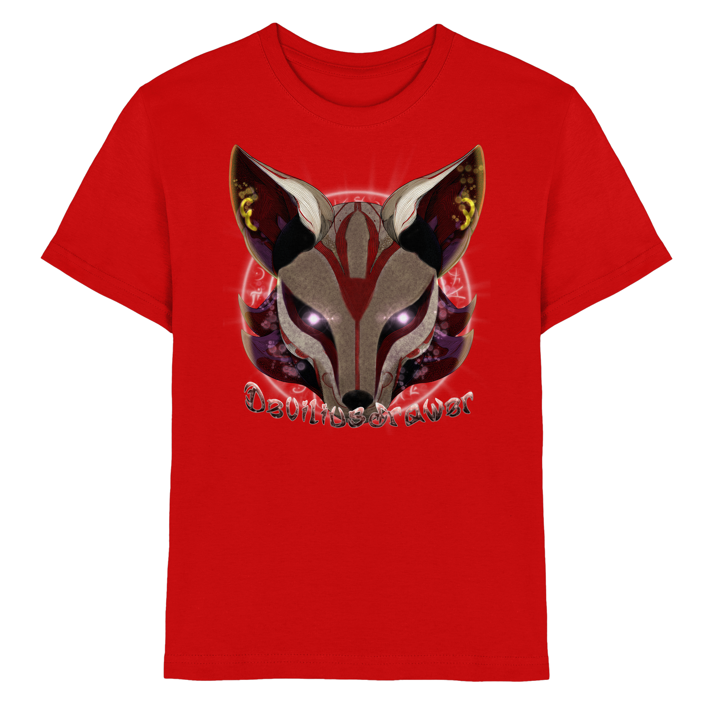 Deviliusdrawer Magic Kitsune - Kids Premium Shirt