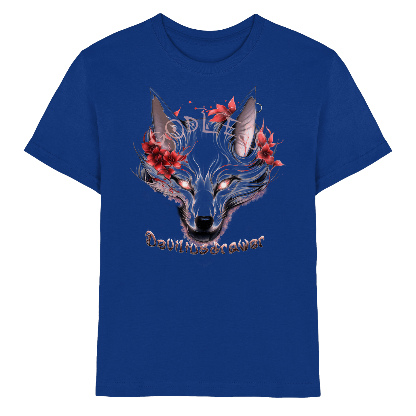 Deviliusdrawer Kitsune Wolf - Kids Premium Shirt