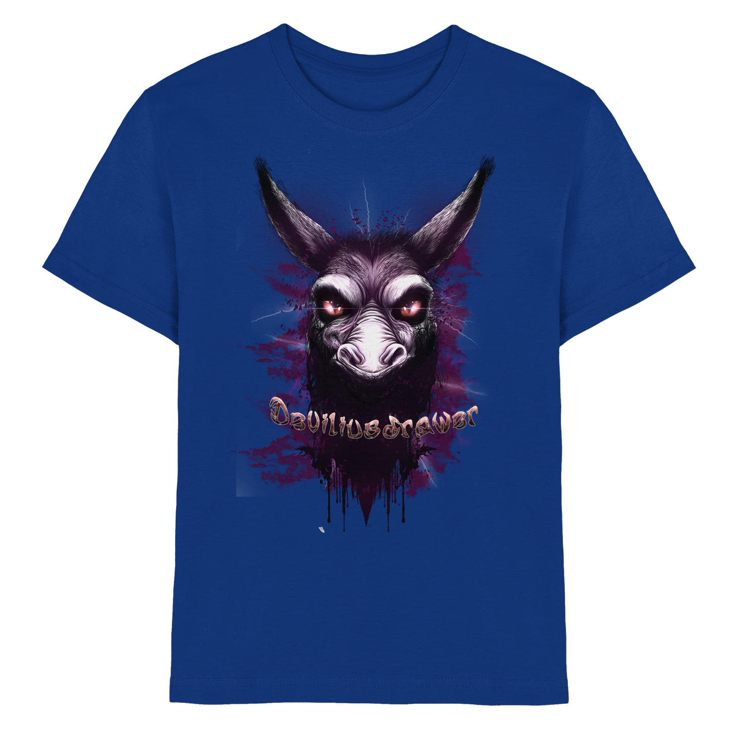 Deviliusdrawer Purple Donkey - Kids Premium Shirt