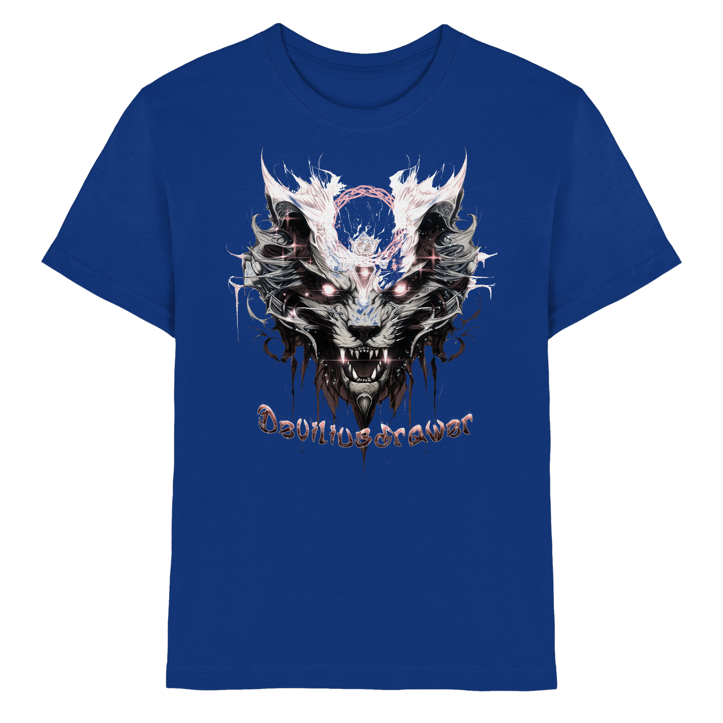 Deviliusdrawer Demonic Glow Cat - Kids Premium Shirt