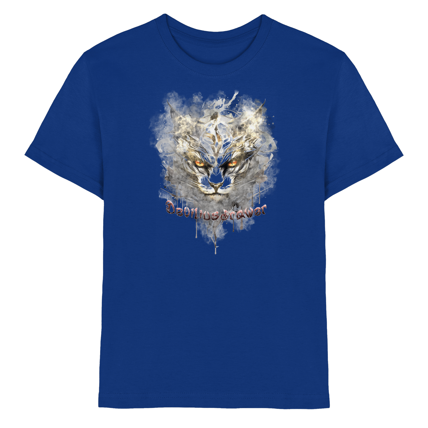 Deviliusdrawer White Catgod - Kids Premium Shirt