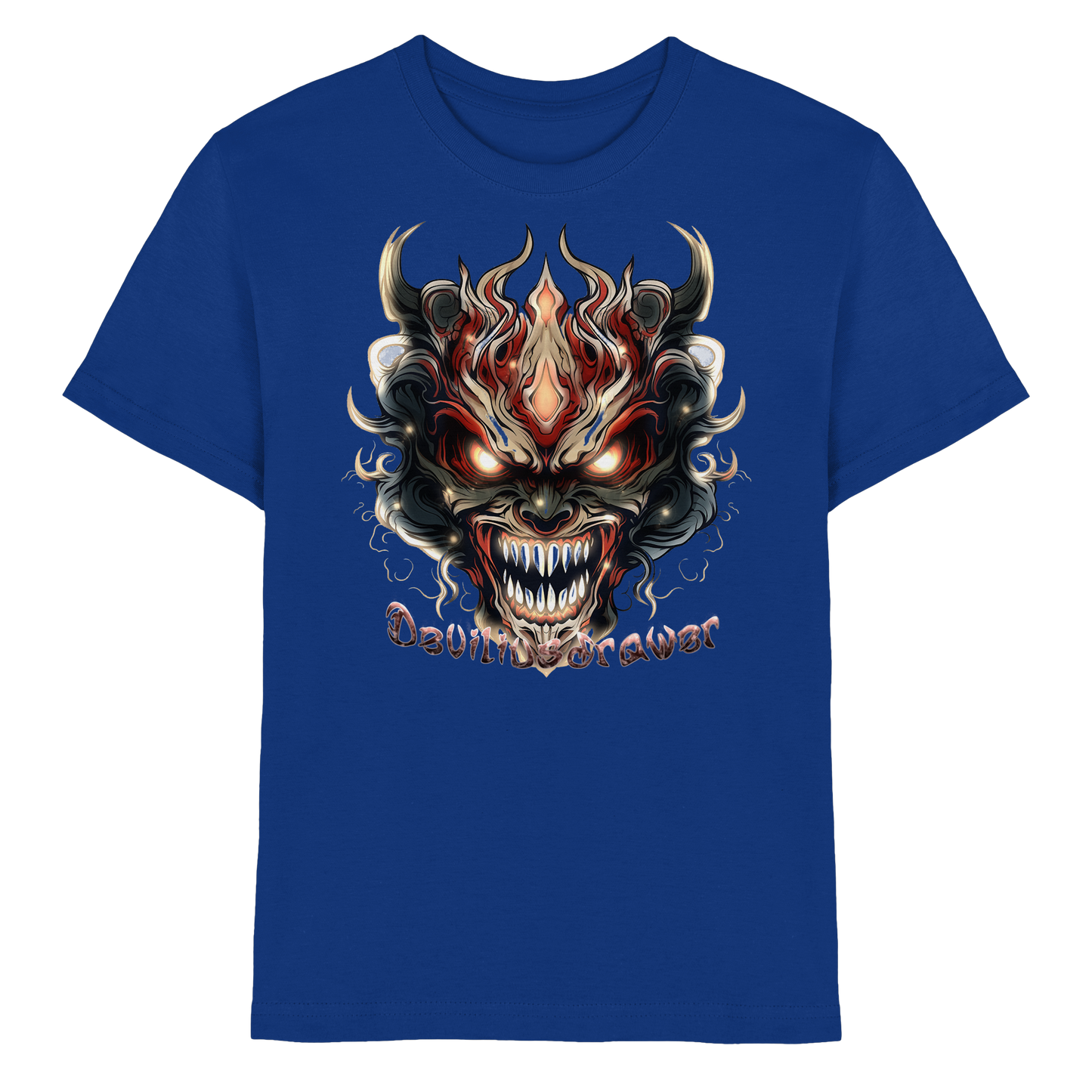 Deviliusdrawer Evil Vamp Mask - Kids Premium Shirt