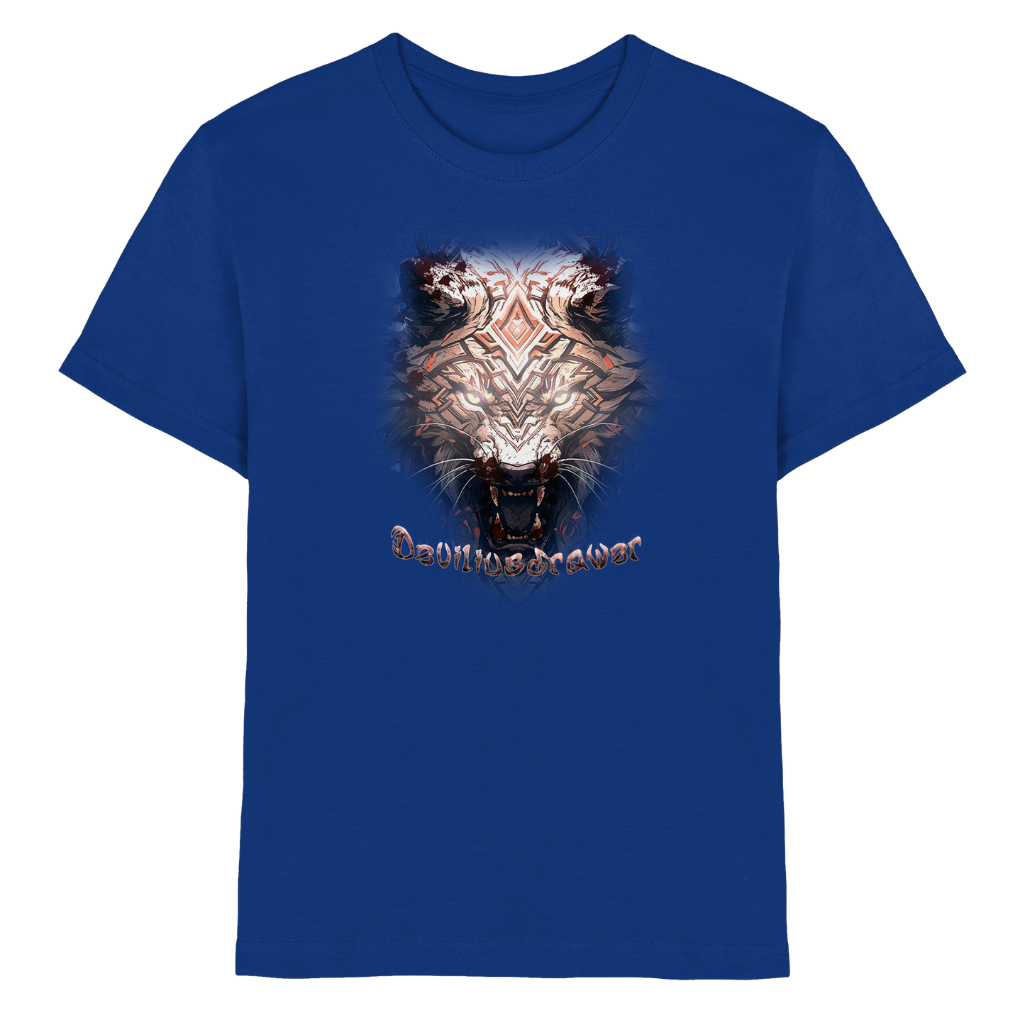 Deviliusdrawer Gold Metal Tiger - Kids Premium Shirt