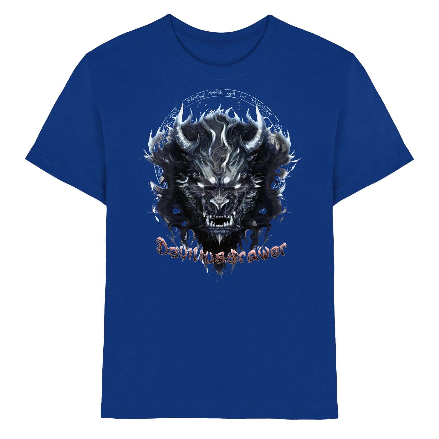 Deviliusdrawer Dark Wolf Mask - Kids Premium Shirt