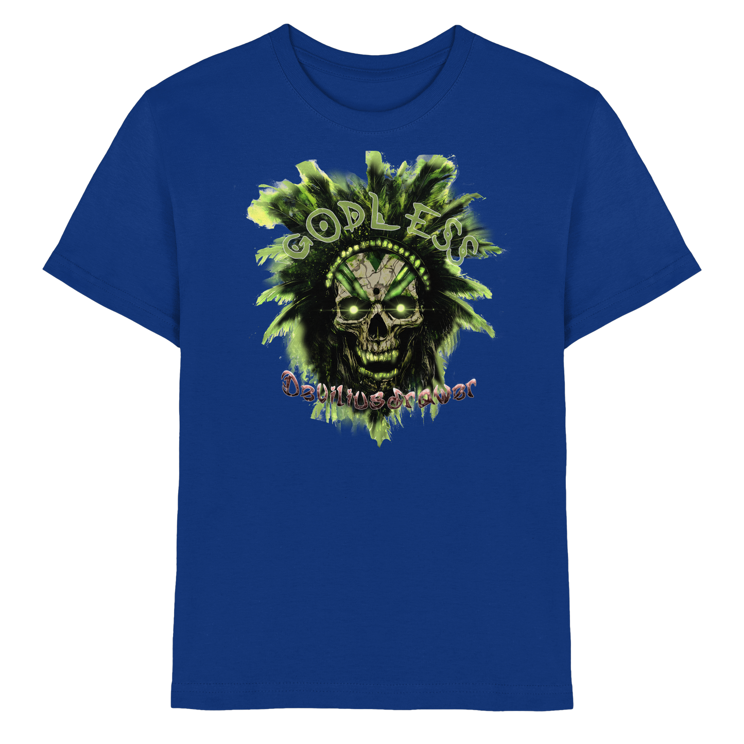 Deviliusdrawer Godless Skull - Kids Premium Shirt
