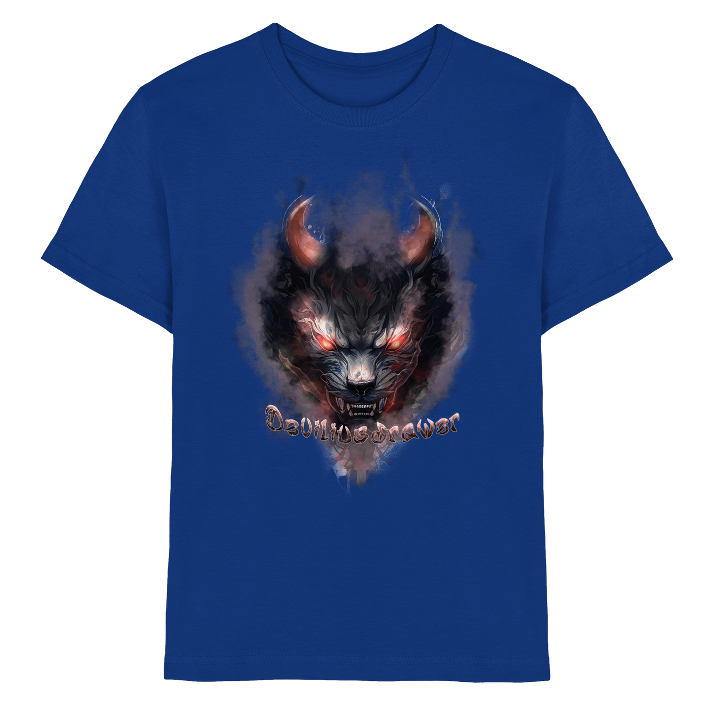 Deviliusdrawer Red Smoked Cat - Kids Premium Shirt