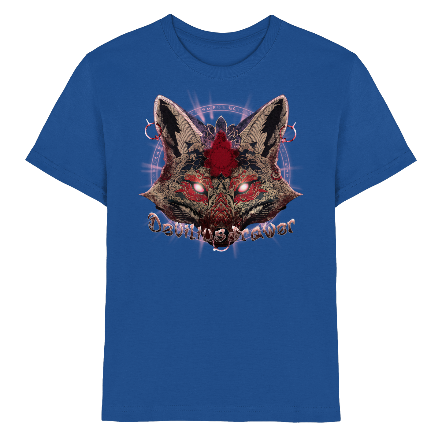 Deviliusdrawer Demon Kitsune - Kids Premium Shirt