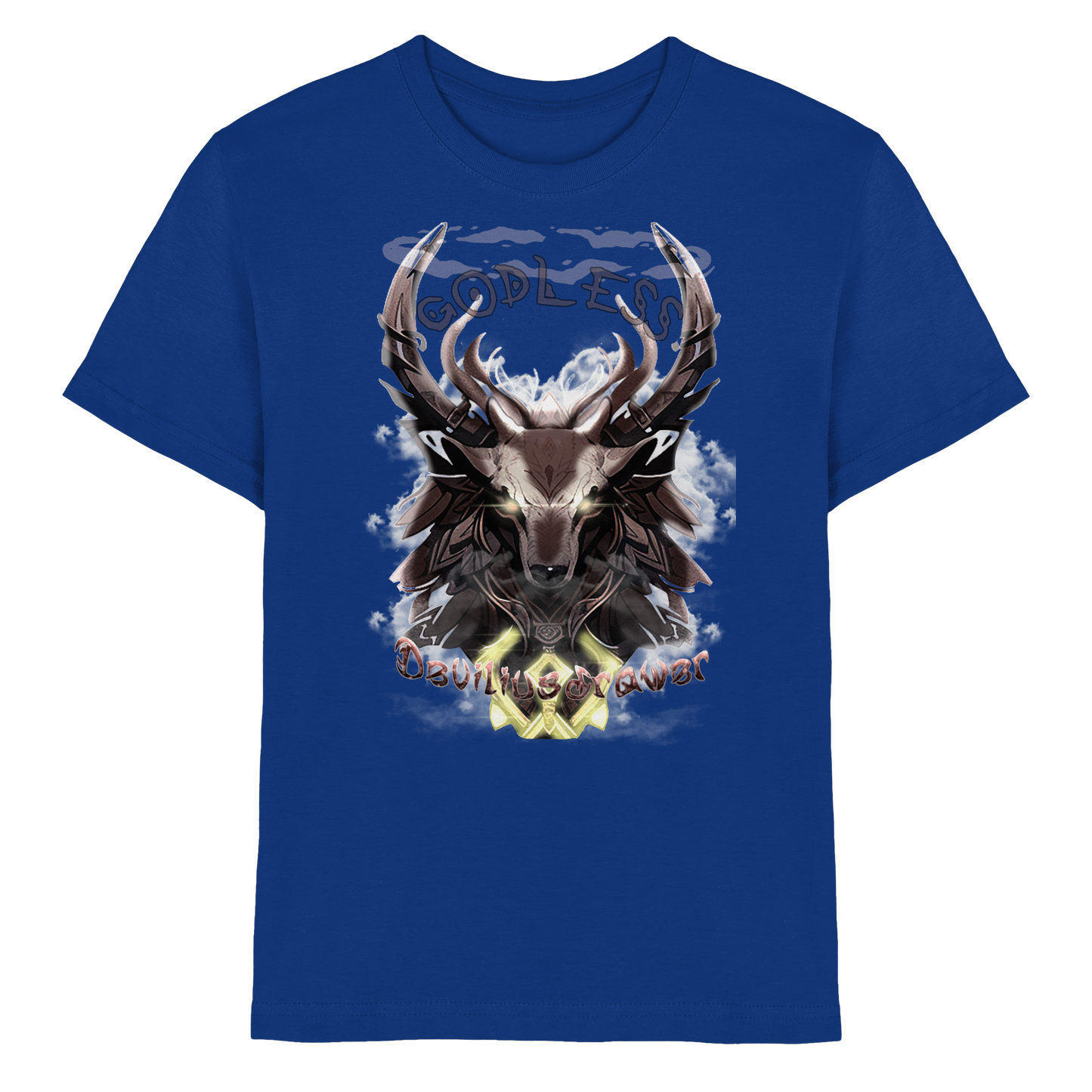 Deviliusdrawer Godless Deer - Kids Premium Shirt