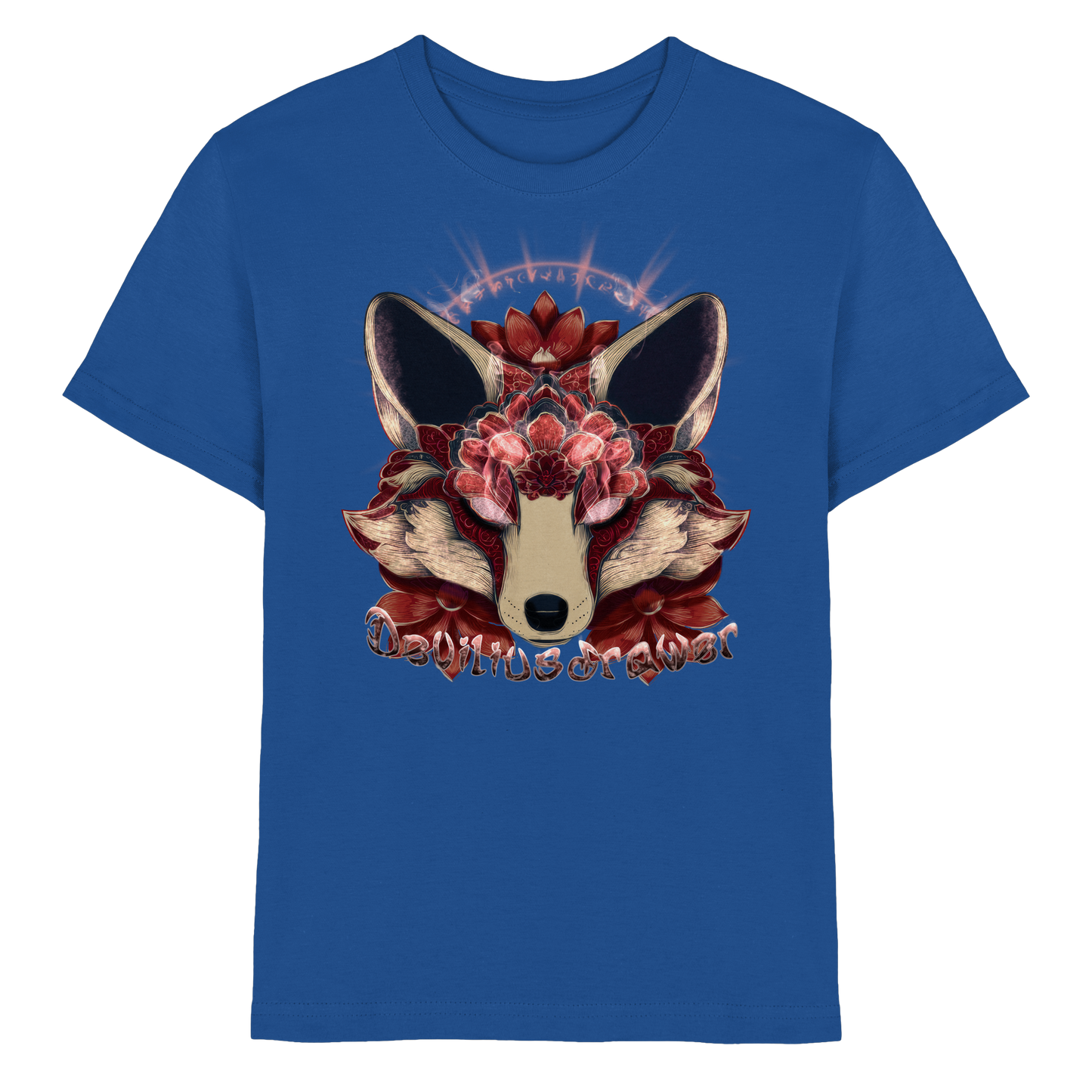 Deviliusdrawer Fire Kitsune - Kids Premium Shirt