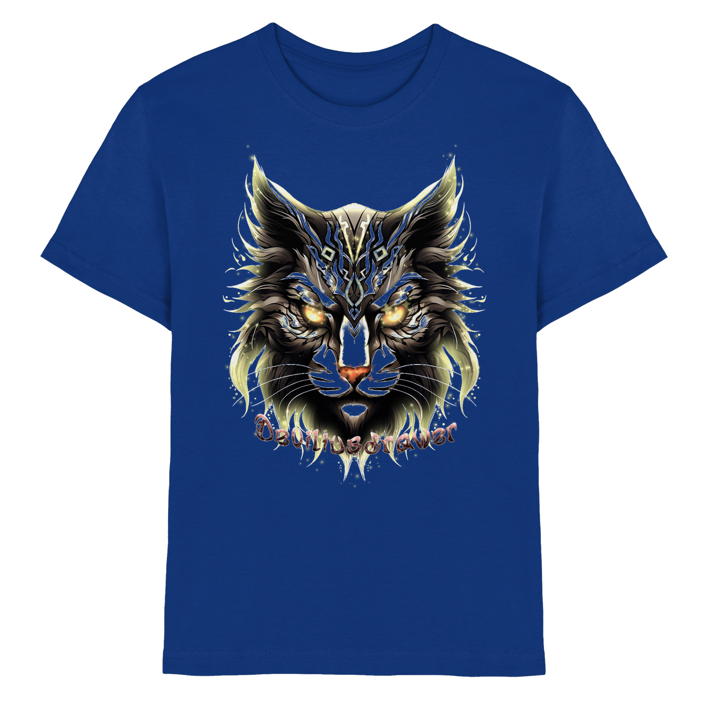 Deviliusdrawer Golden Cat - Kids Premium Shirt