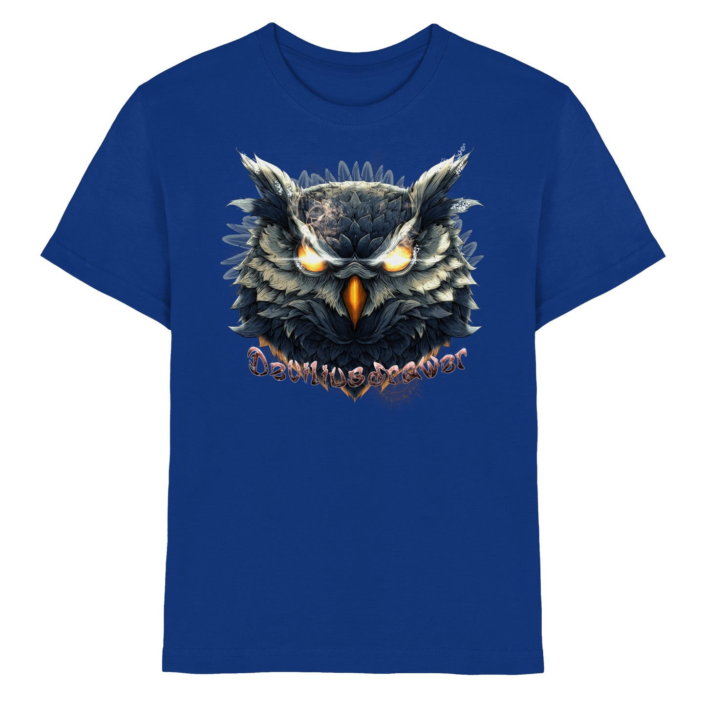 Deviliusdrawer Dark Fire Owl - Kids Premium Shirt