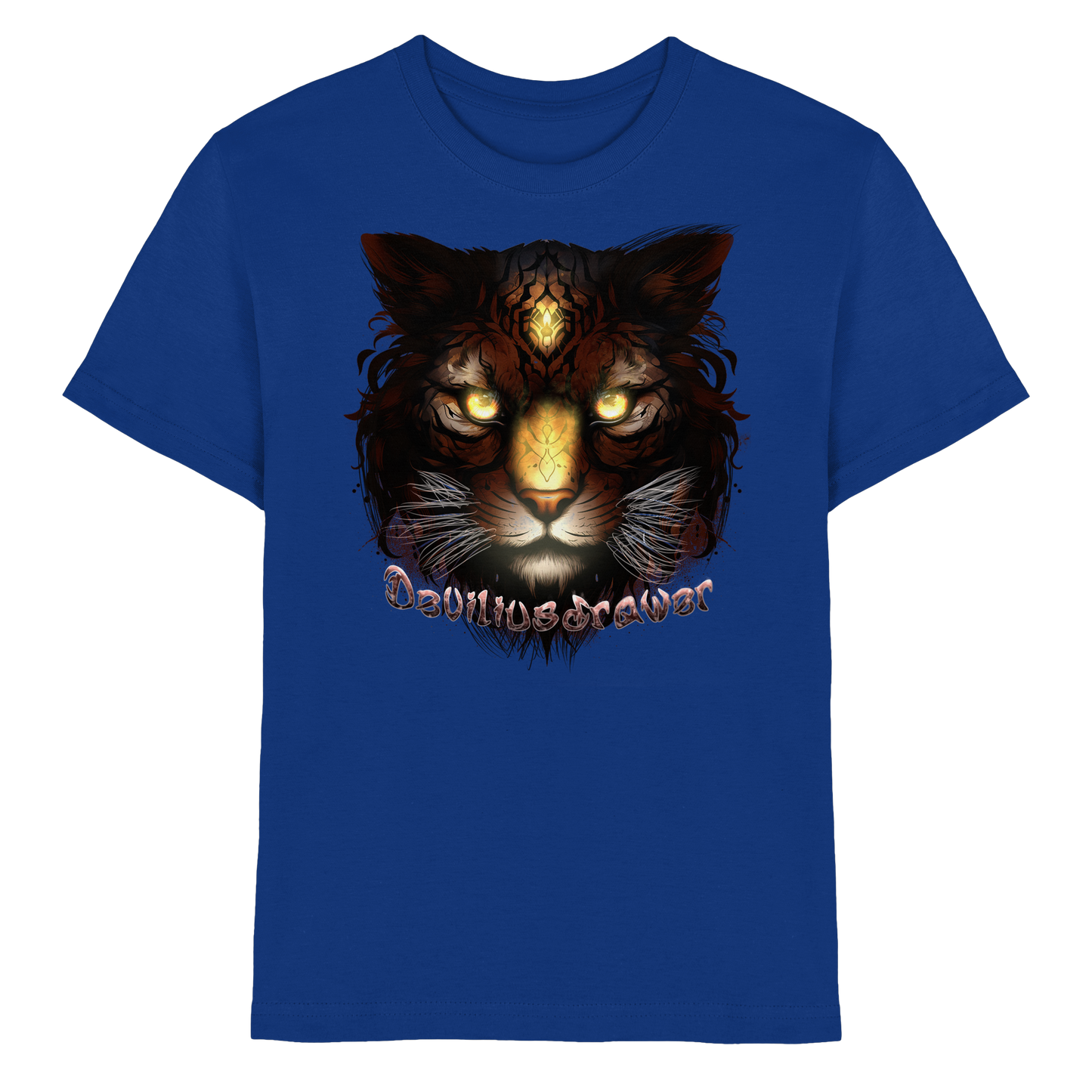 Deviliusdrawer Gold Tigercat - Kids Premium Shirt
