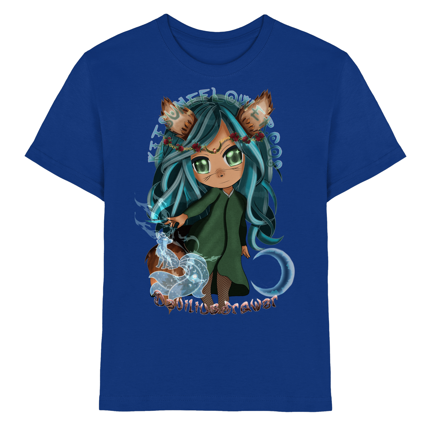 Deviliusdrawer Kitsuneflower - Kids Premium Shirt