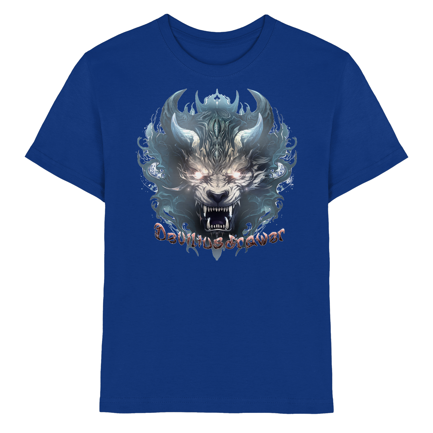 Deviliusdrawer Water Horn Tiger - Kids Premium Shirt