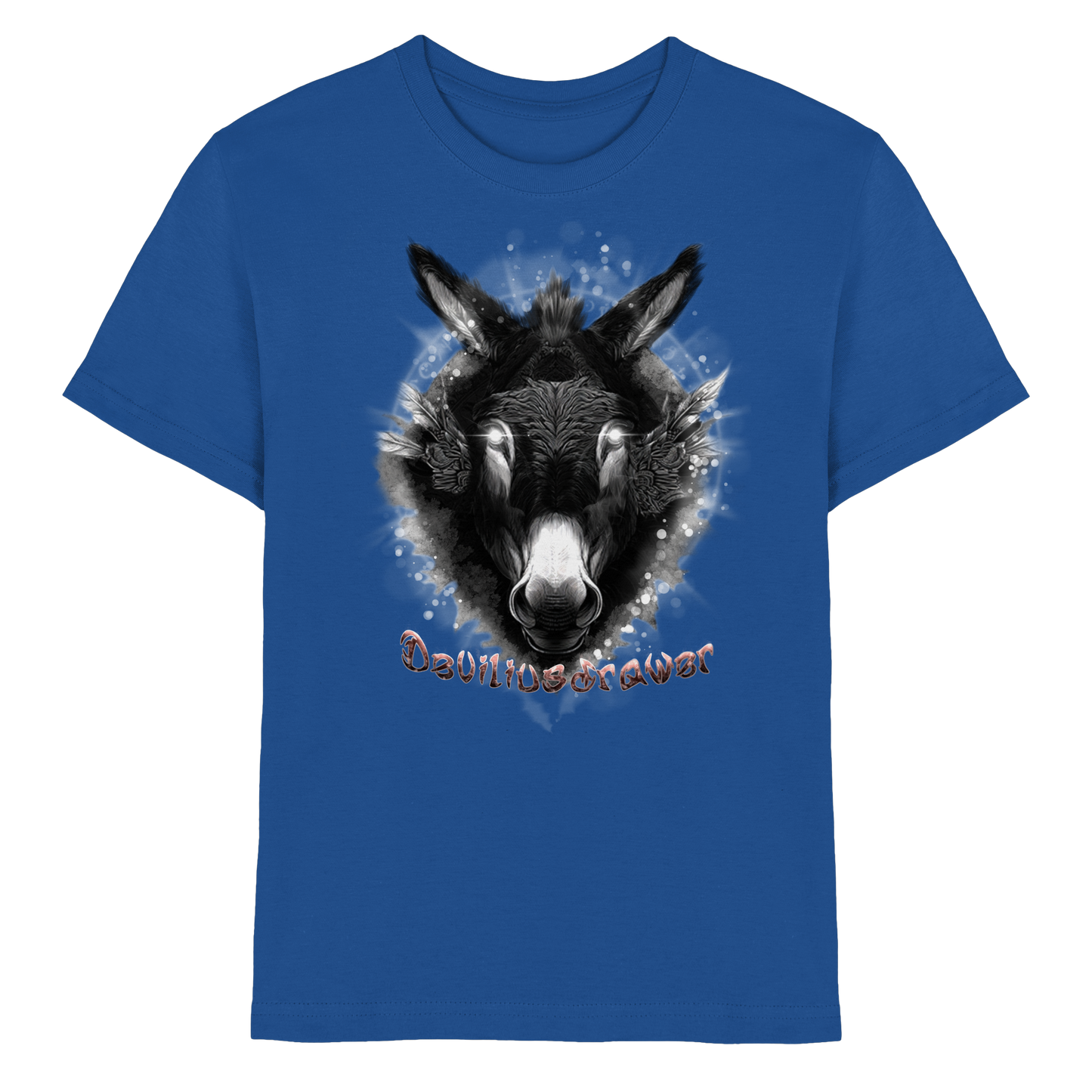 Deviliusdrawer Glowing Donkey - Kids Premium Shirt