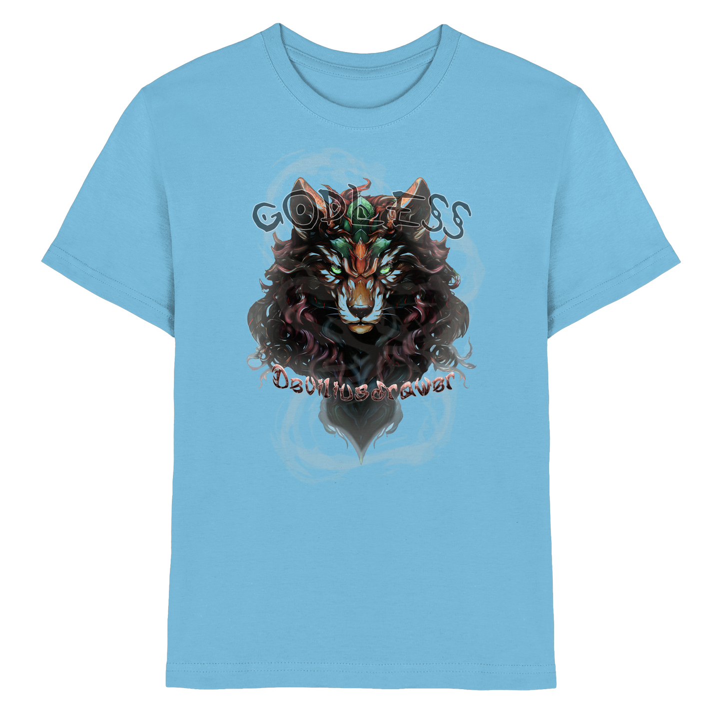 Deviliusdrawer Godless Wolf - Kids Premium Shirt