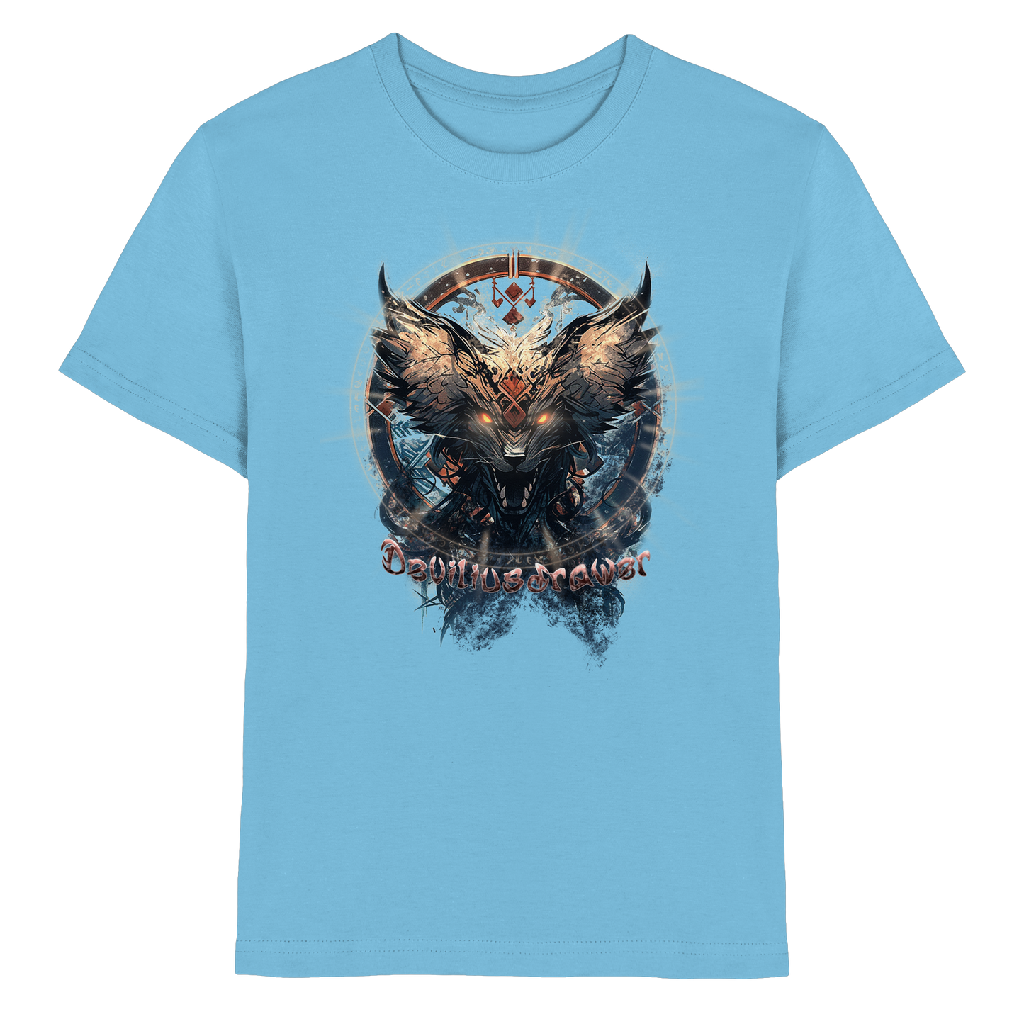 Deviliusdrawer Dark Magic Wolf - Kids Premium Shirt