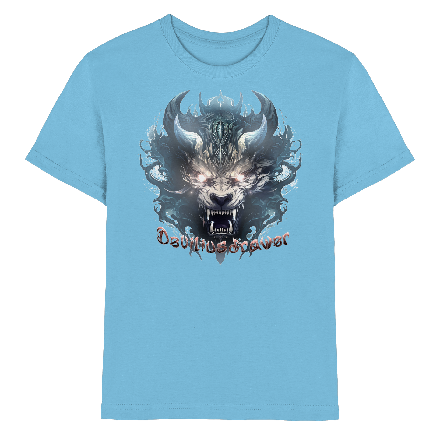 Deviliusdrawer Water Horn Tiger - Kids Premium Shirt