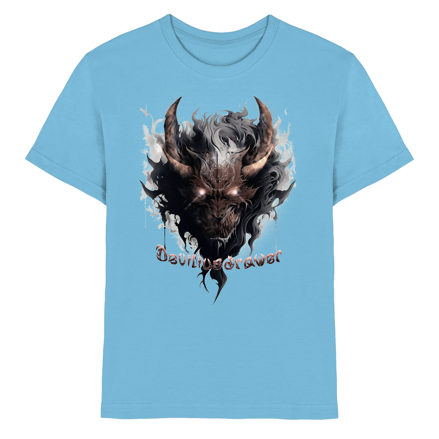 Deviliusdrawer Magic Redeyed Demon - Kids Premium Shirt