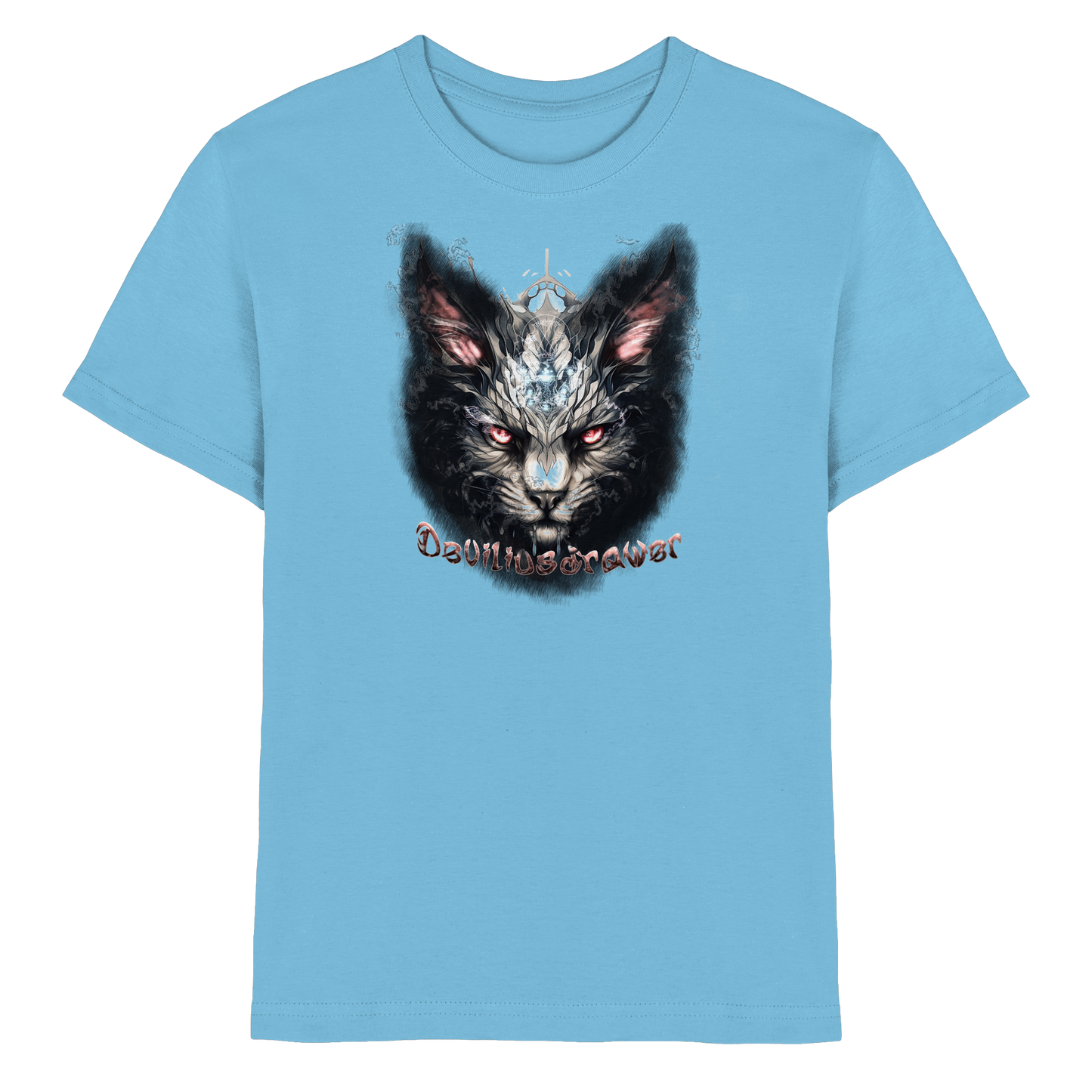 Deviliusdrawer Myshtical Redeyed Cat - Kids Premium Shirt