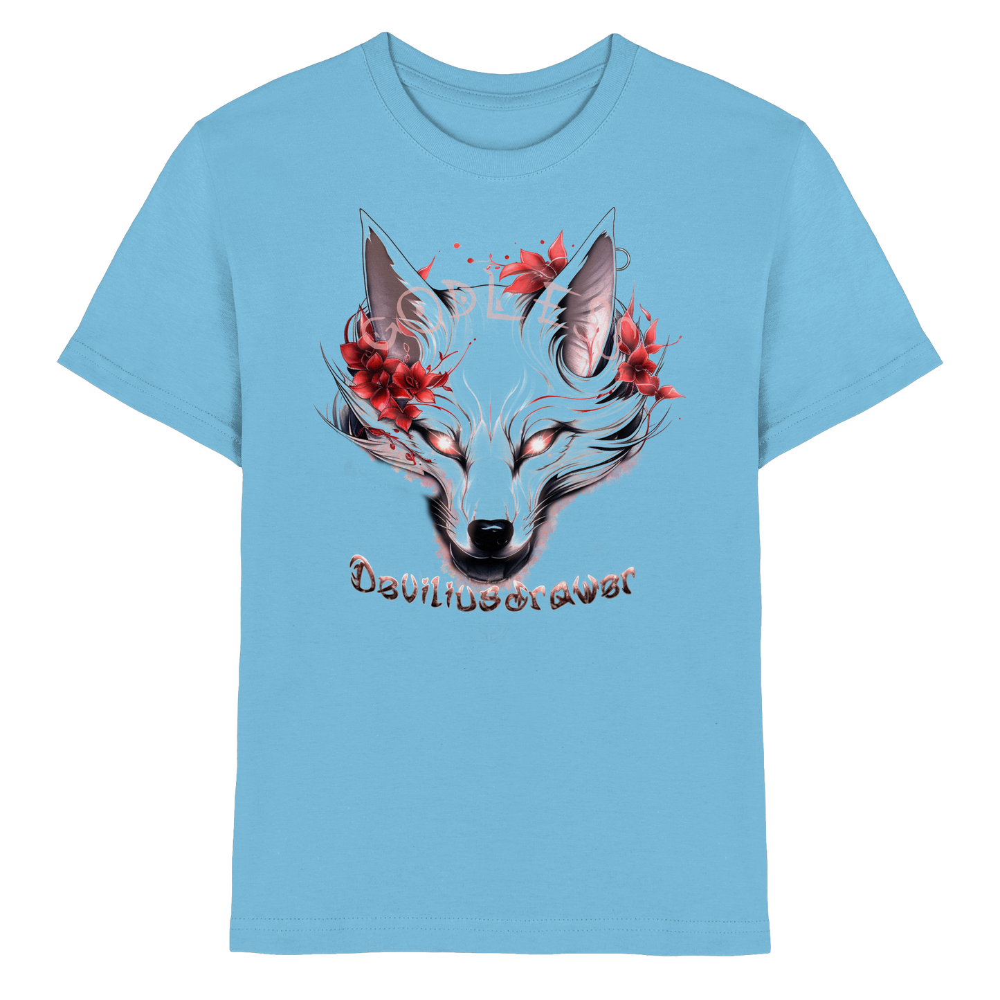 Deviliusdrawer Kitsune Wolf - Kids Premium Shirt