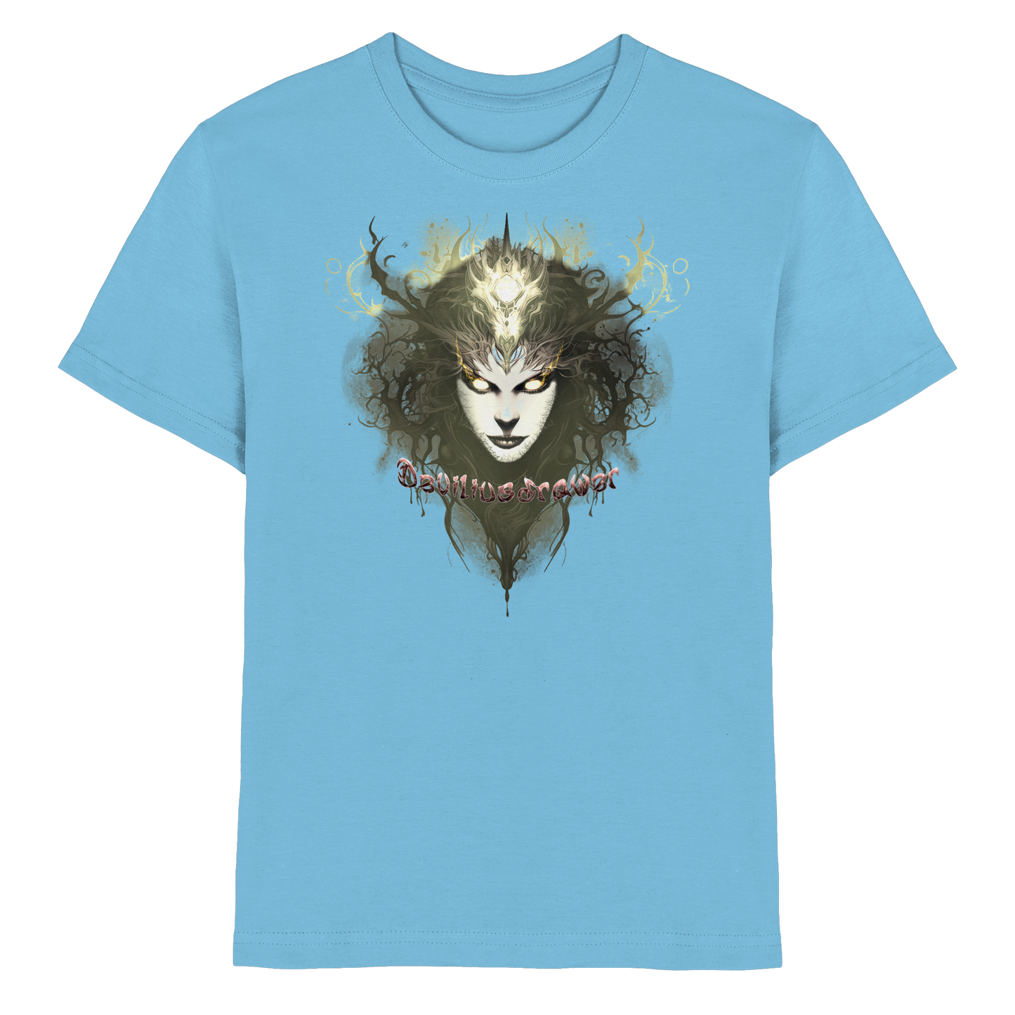 Deviliusdrawer Golden Demonica - Kids Premium Shirt