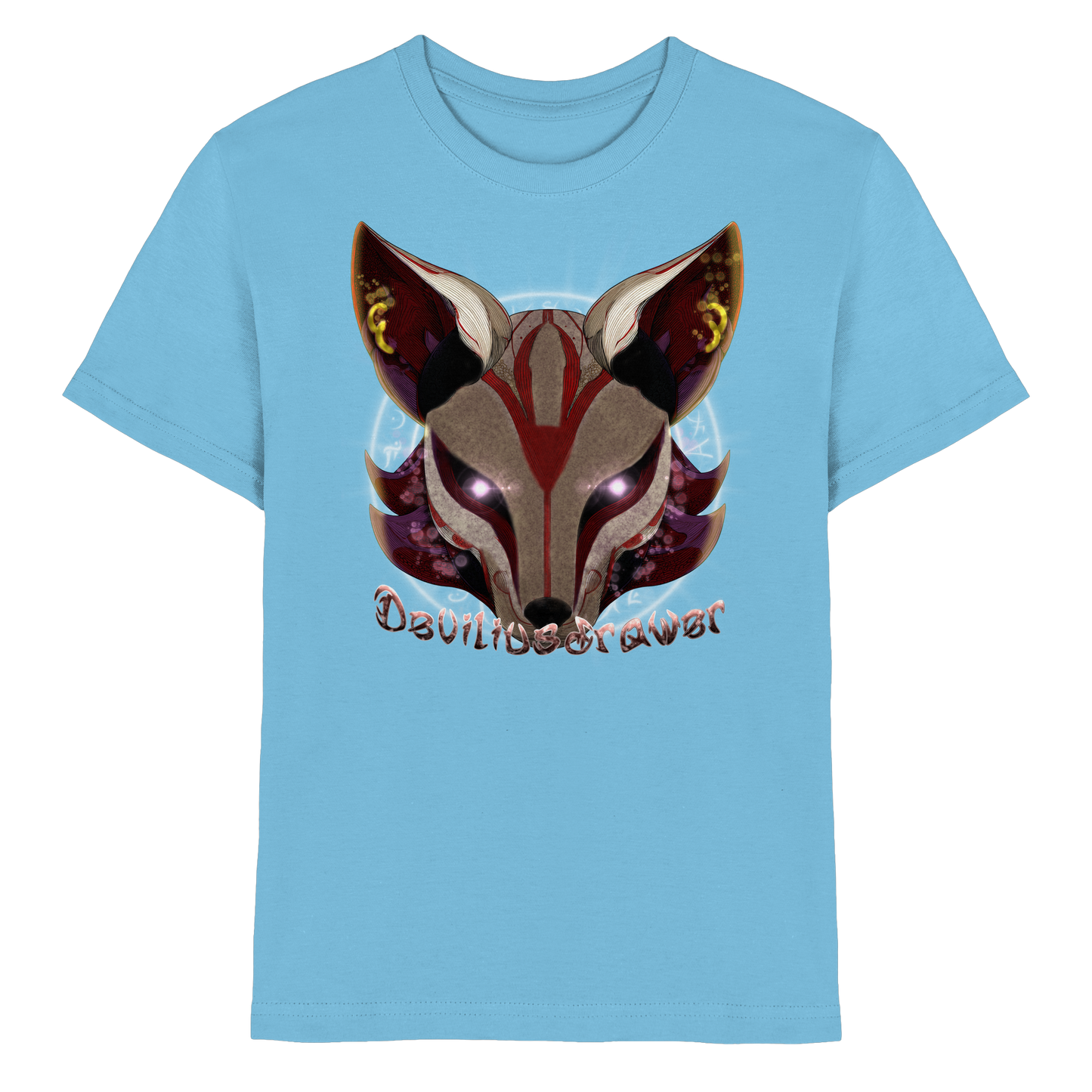 Deviliusdrawer Magic Kitsune - Kids Premium Shirt