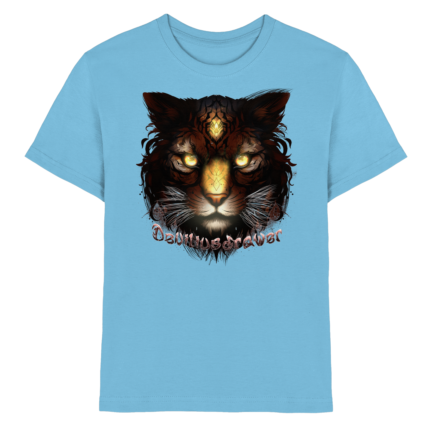 Deviliusdrawer Gold Tigercat - Kids Premium Shirt